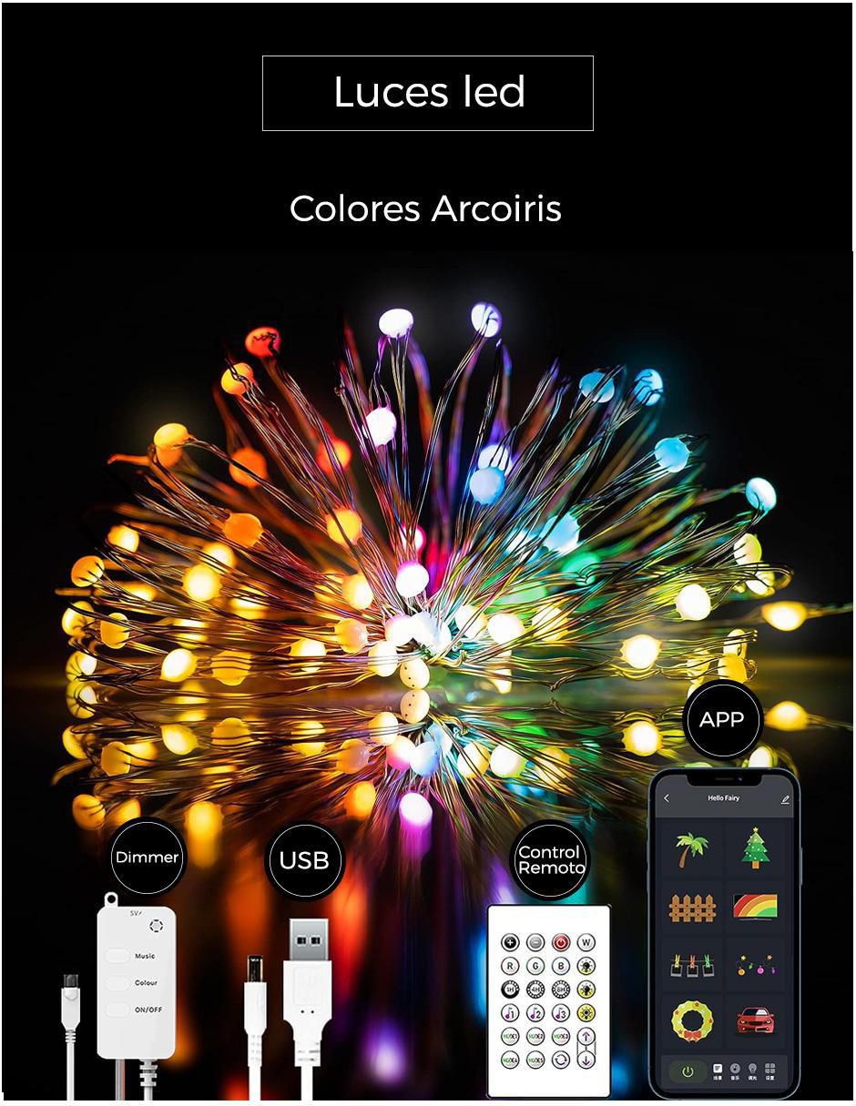 Serie LED con 65 focos 4