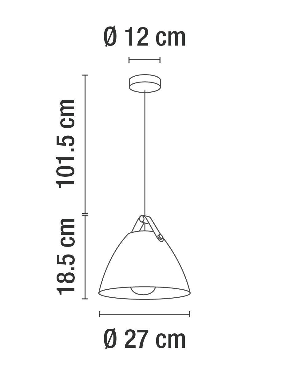 Lámpara colgante Incandescente y LED 5