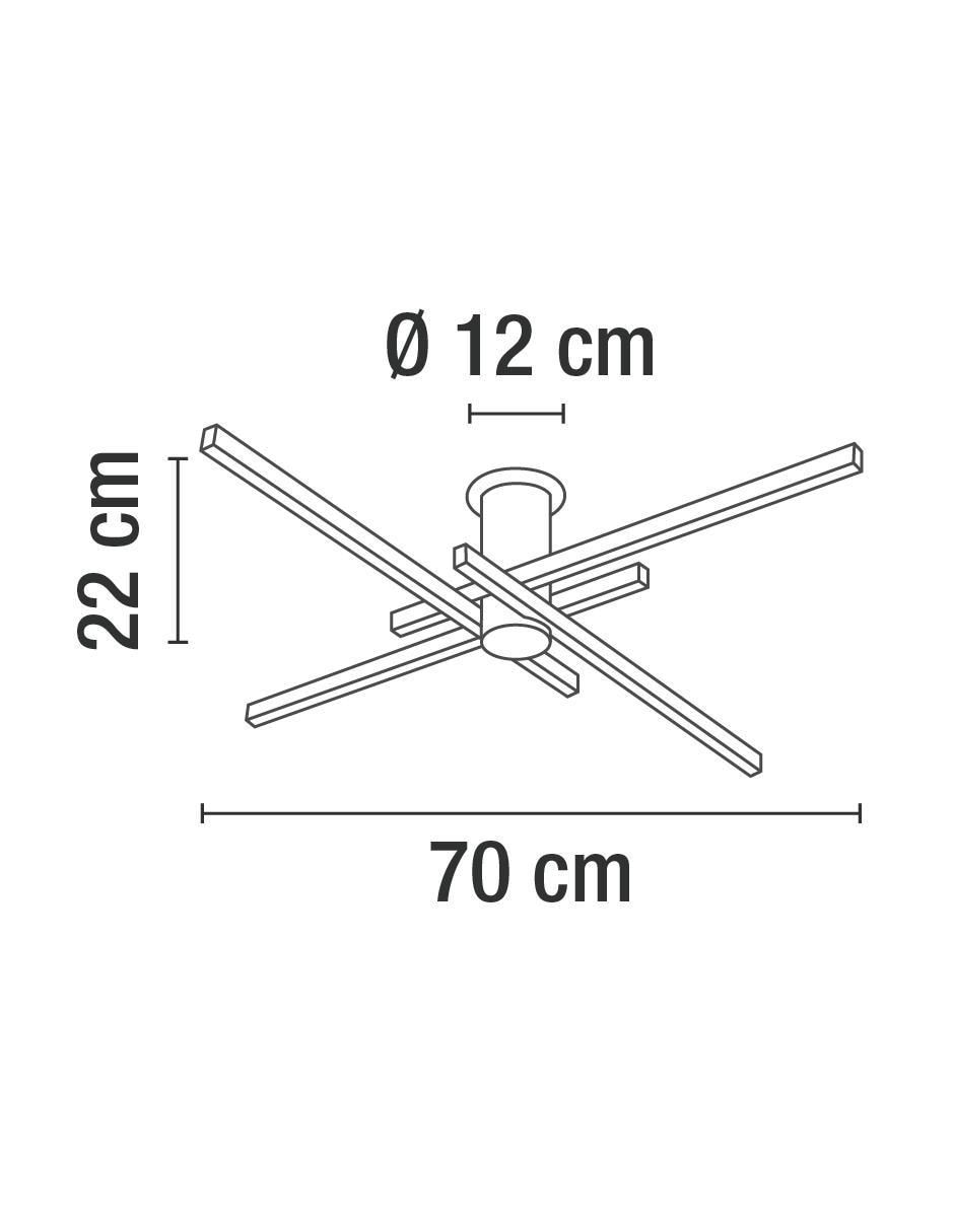Lámpara de techo led 3