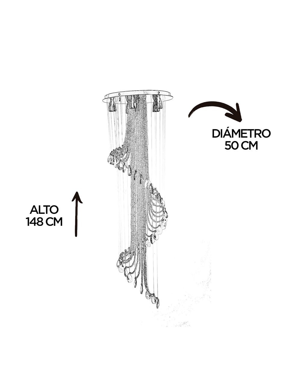 Lámpara colgante led 6