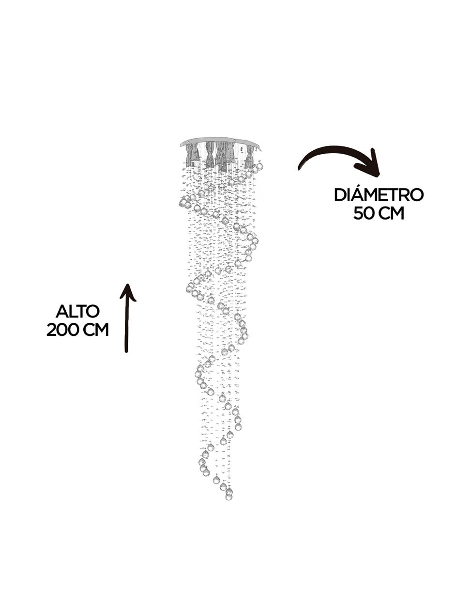 Lámpara colgante led 6