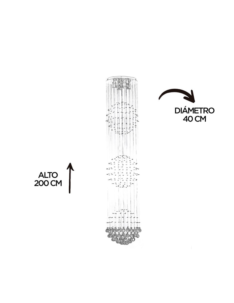 Lámpara colgante led 6