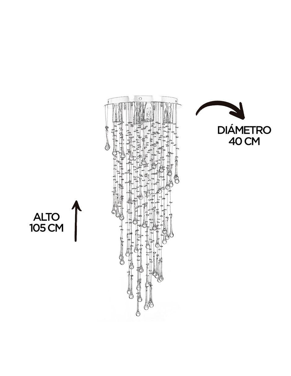 Lámpara colgante LED 6