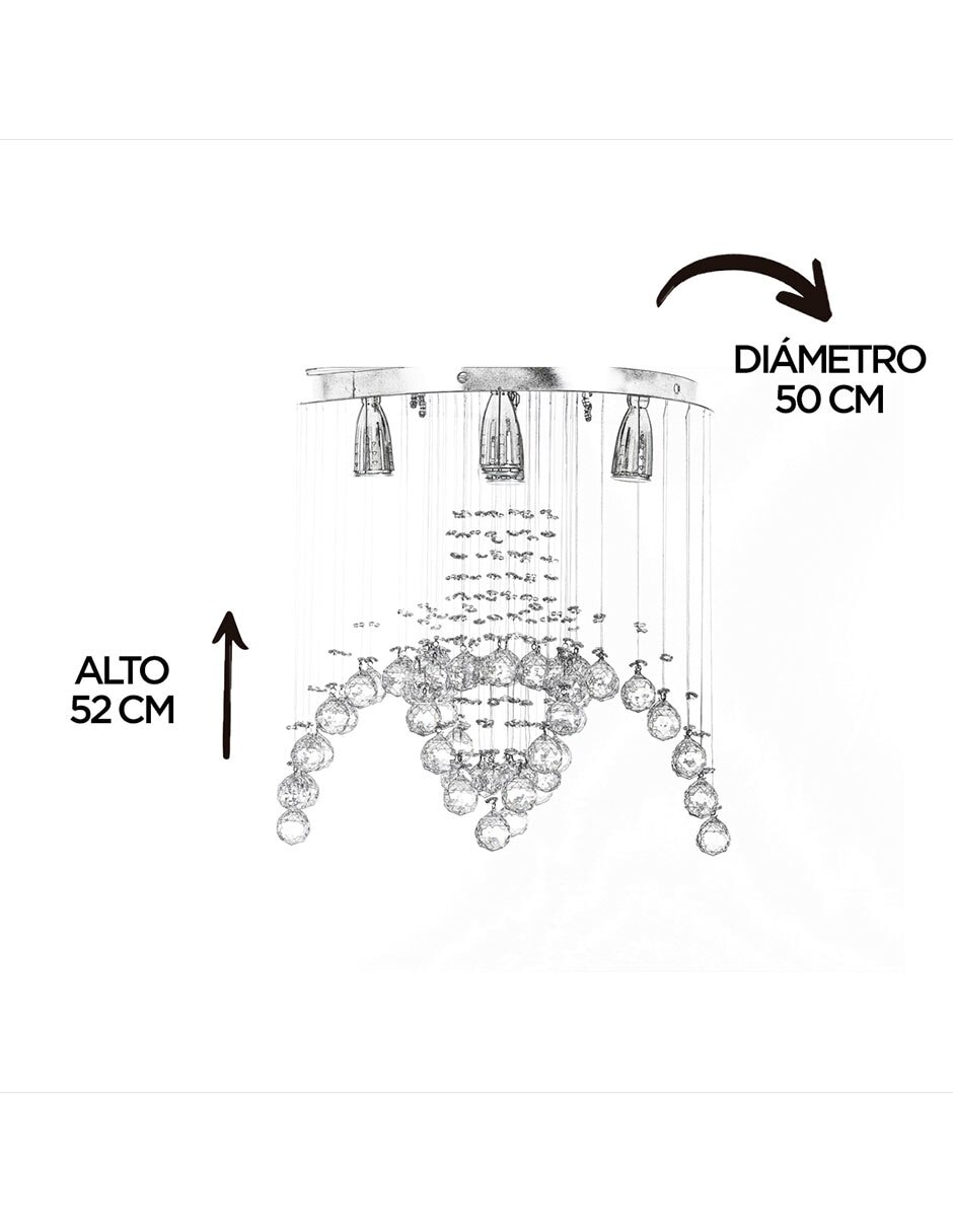 Lámpara colgante led 5