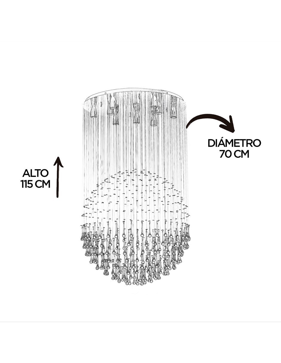Lámpara colgante led 6