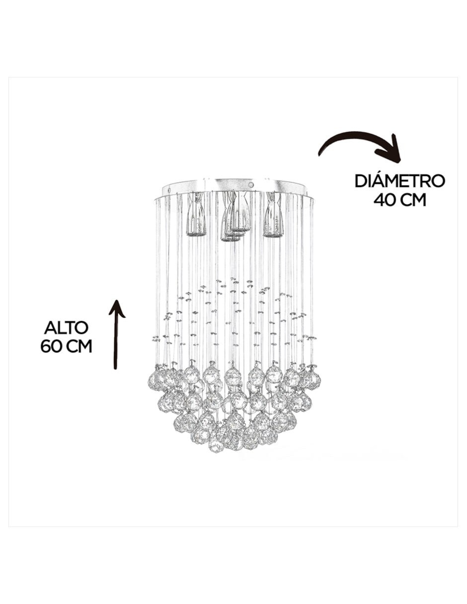 Lámpara colgante led 6