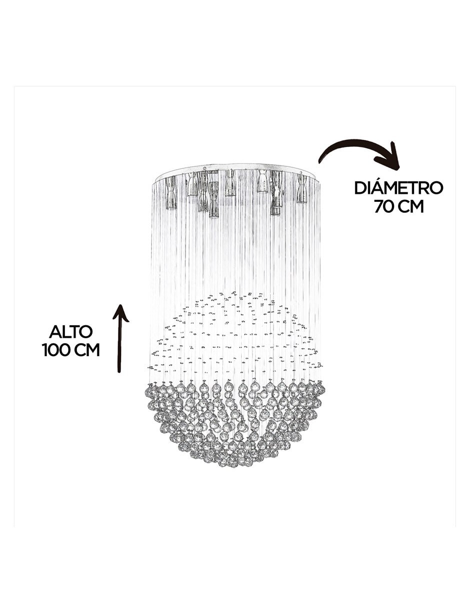 Lámpara colgante led 6