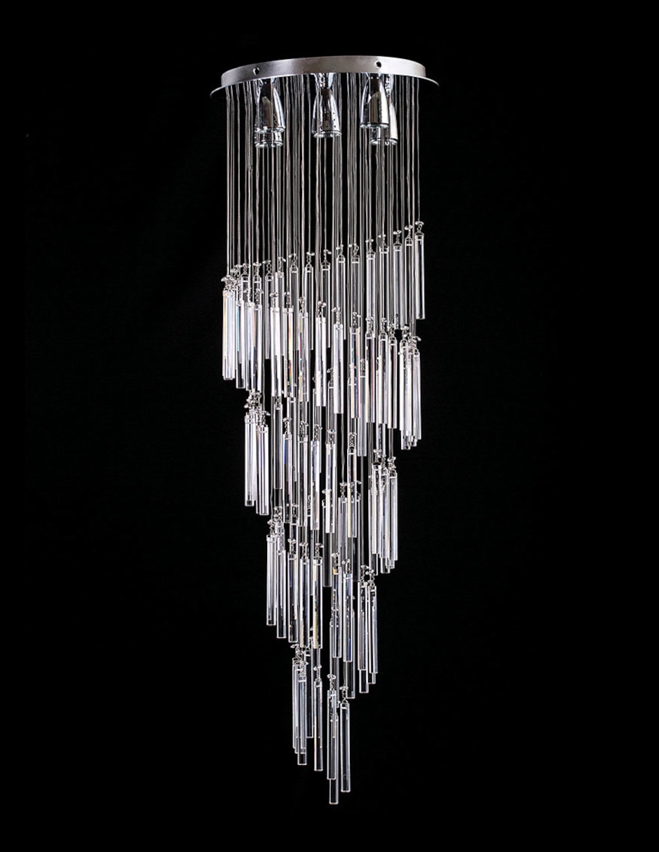 Lámpara colgante LED Williams Krystal 3
