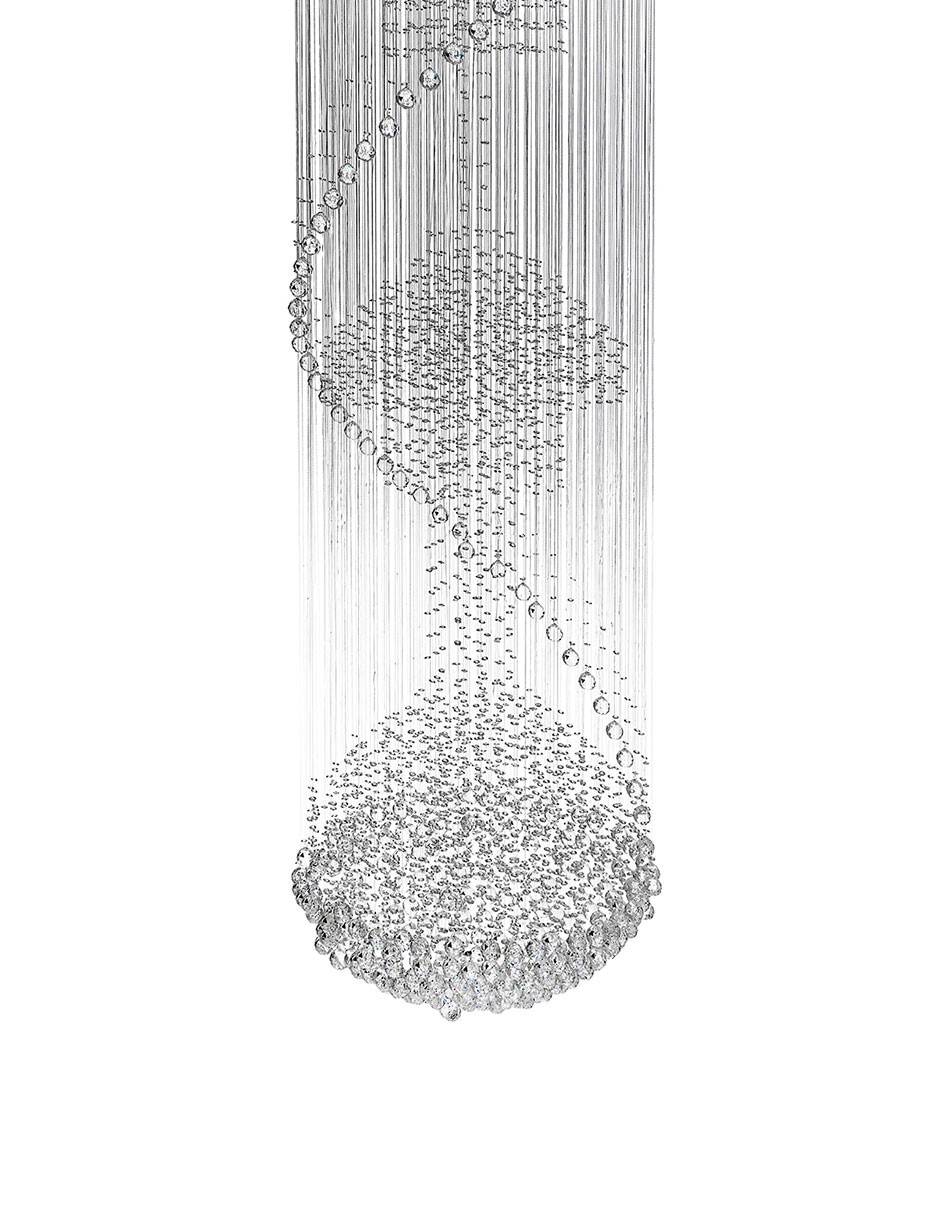Lámpara colgante led Williams Krystal 2