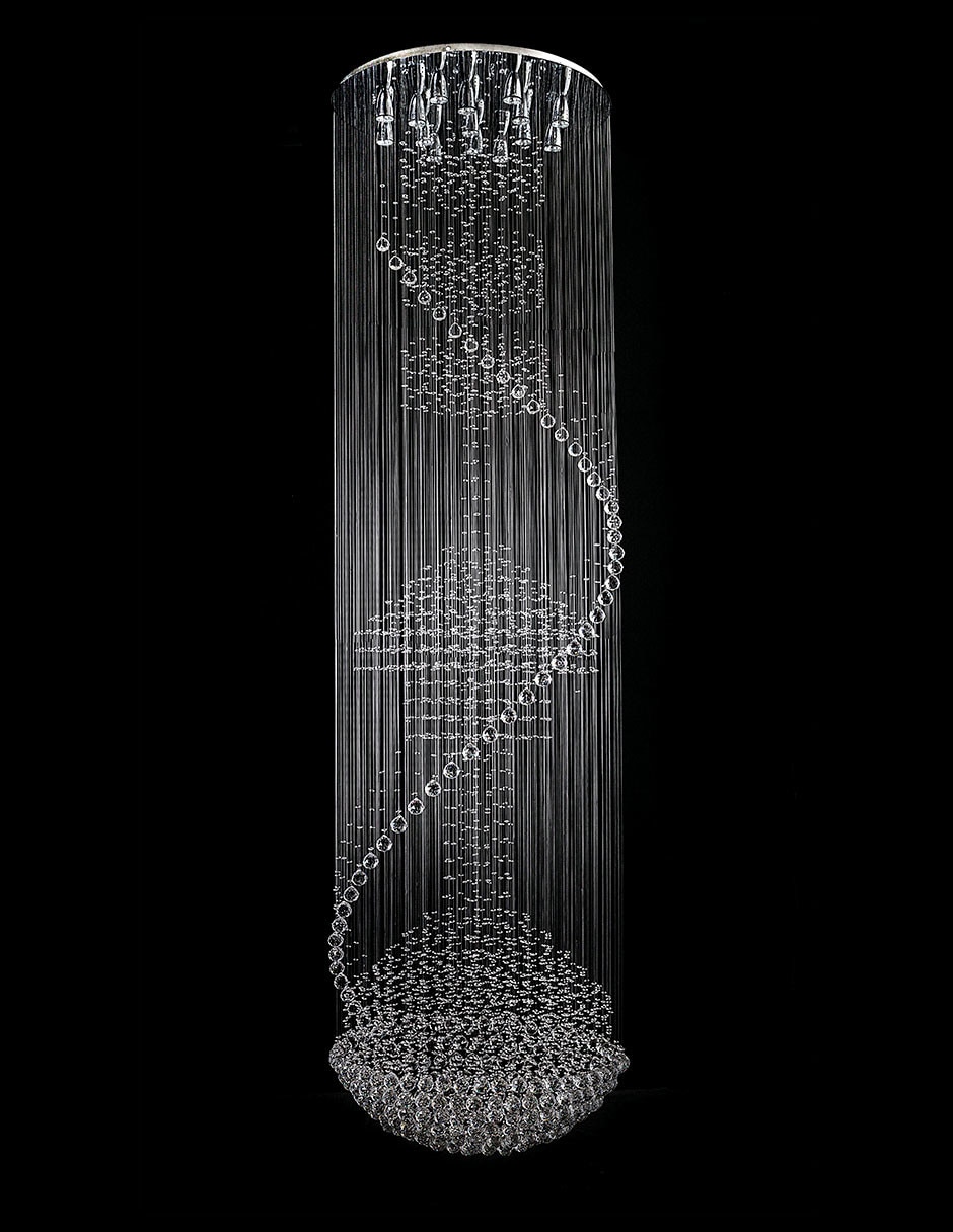 Lámpara colgante led Williams Krystal 3