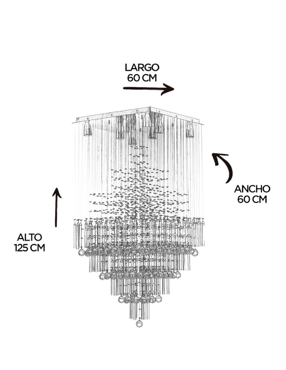 Lámpara colgante led 6