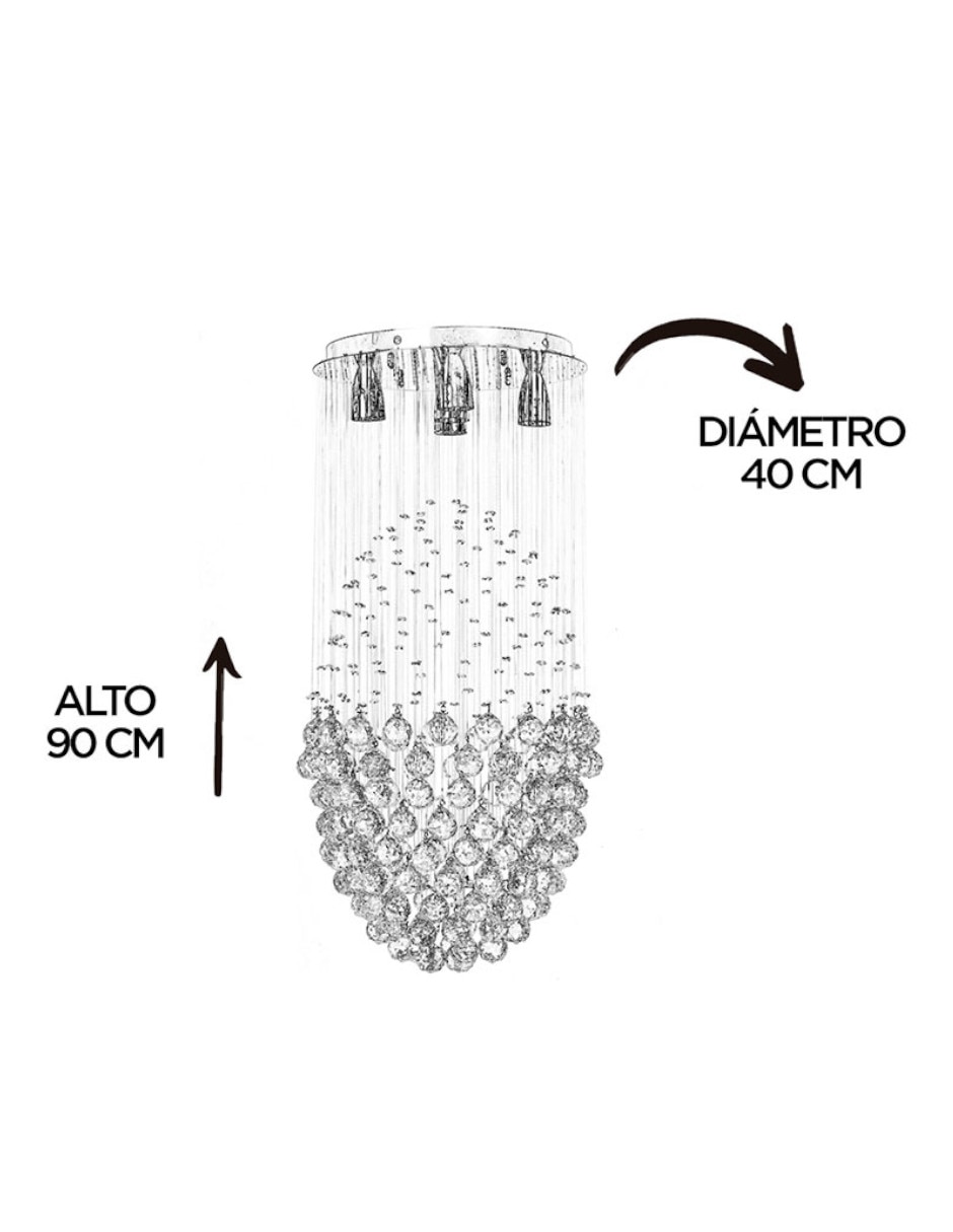 Lámpara colgante led 5