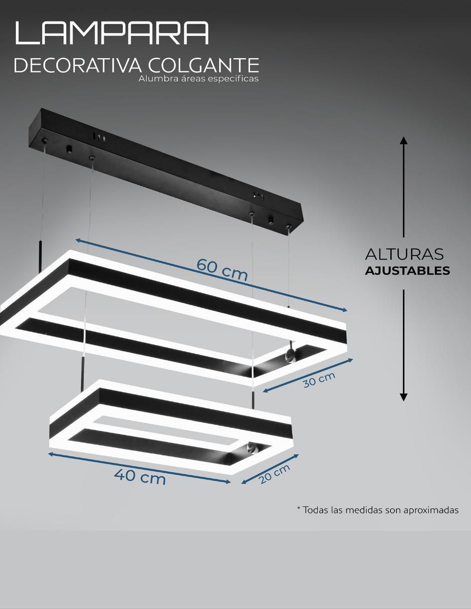 Lámpara colgante LED 3