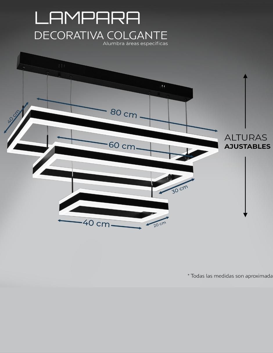 Lámpara colgante LED 3