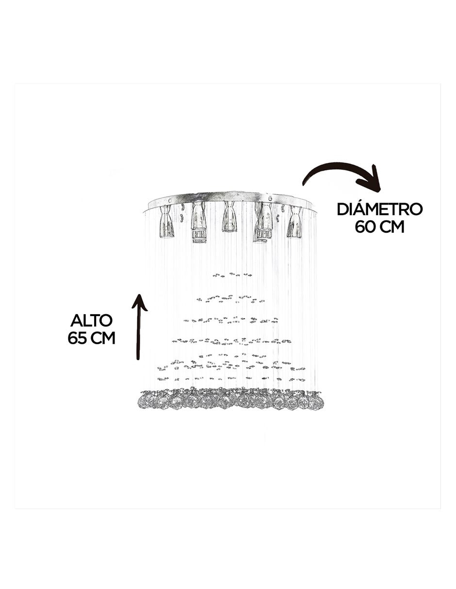 Lámpara colgante led 6