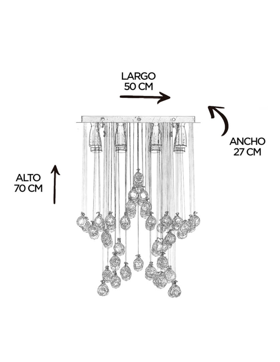 Lámpara colgante LED 6