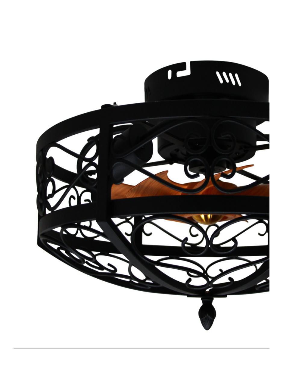 Ventilador de techo con control remoto 6 velocidades 2