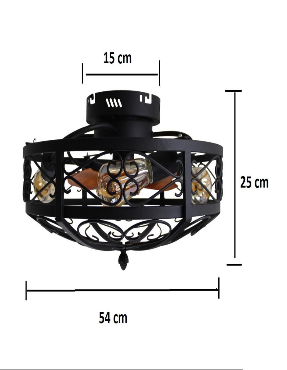 Ventilador de techo con control remoto 6 velocidades 4