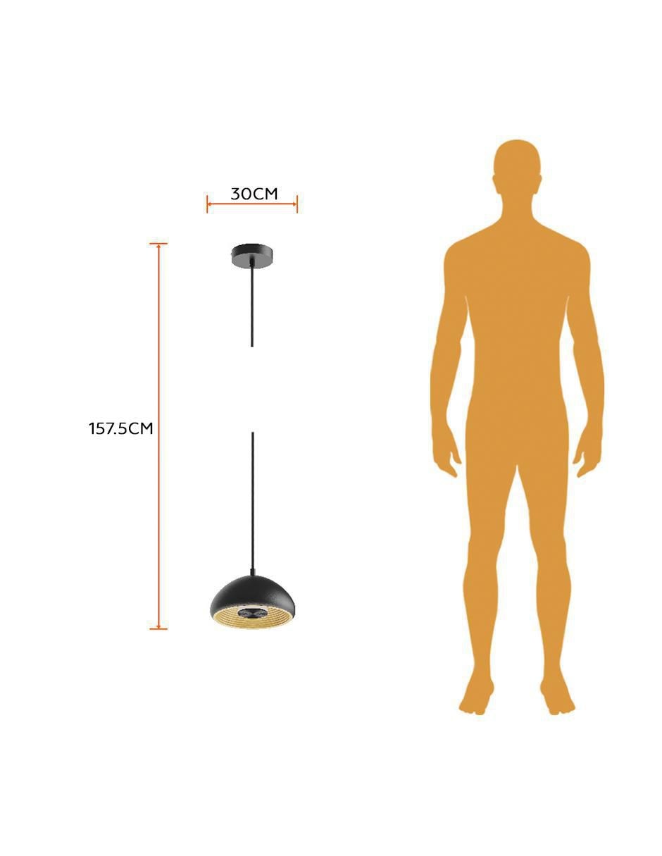 Lámpara colgante led Musca 5