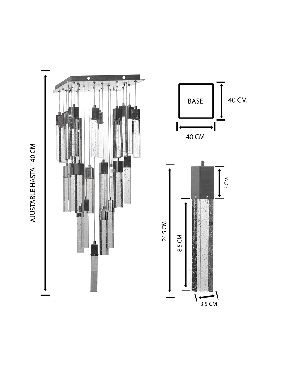 Lampara colgante LED 10