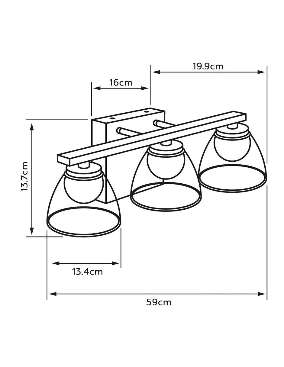 Arbotante LED Diya III 4
