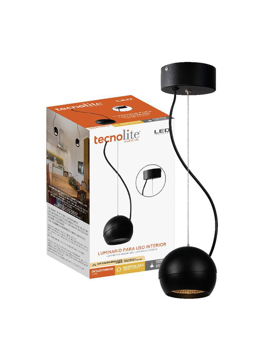 Lámpara colgante Tecnolite led Tupa