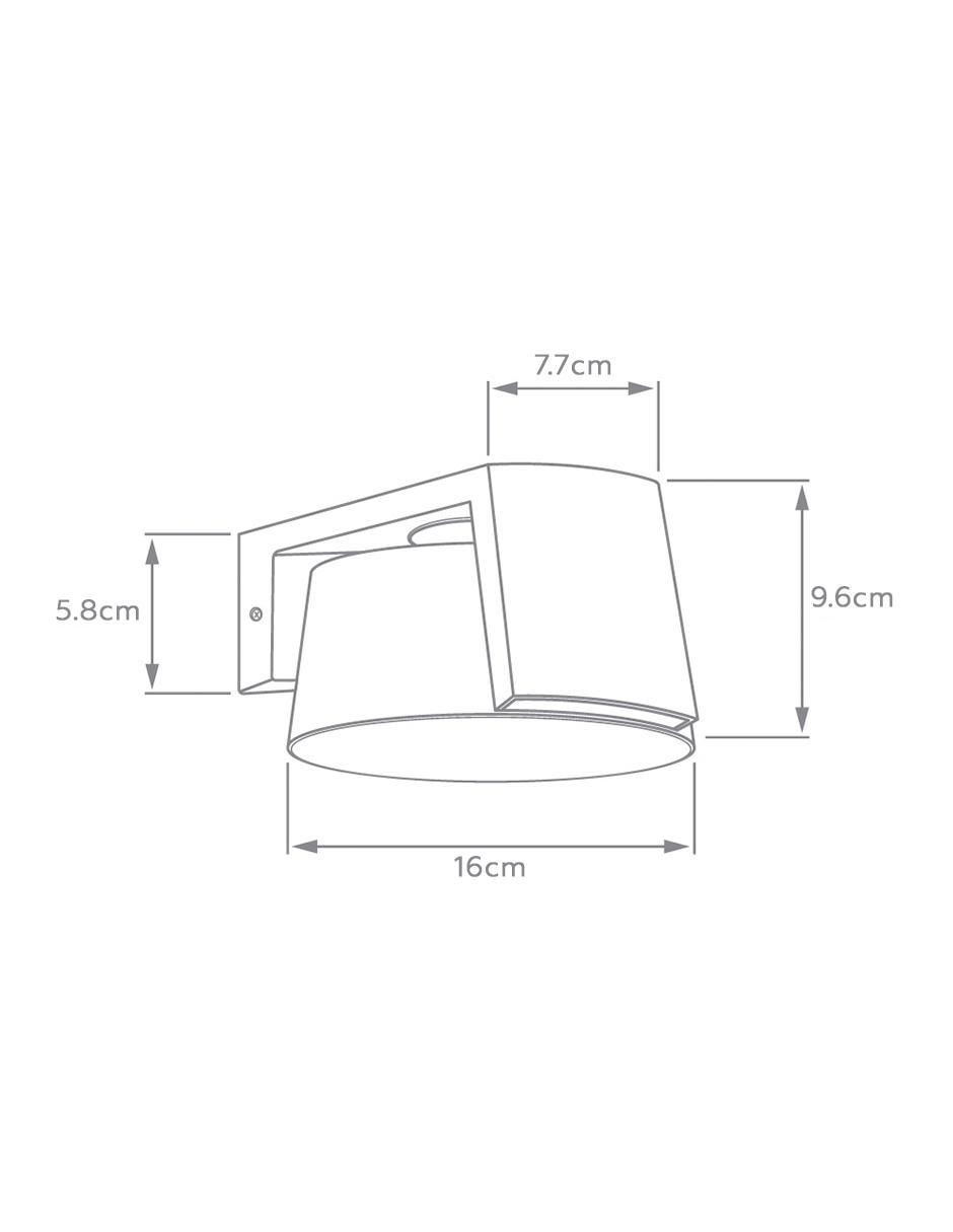 Arbotante LED Wand 6