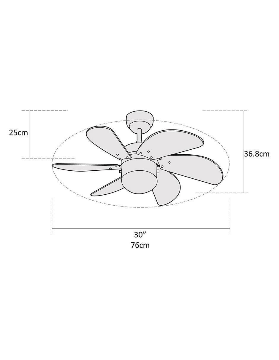 Ventilador de techo westinghouse "con control remoto" (si aplica) 3 "velocidades"