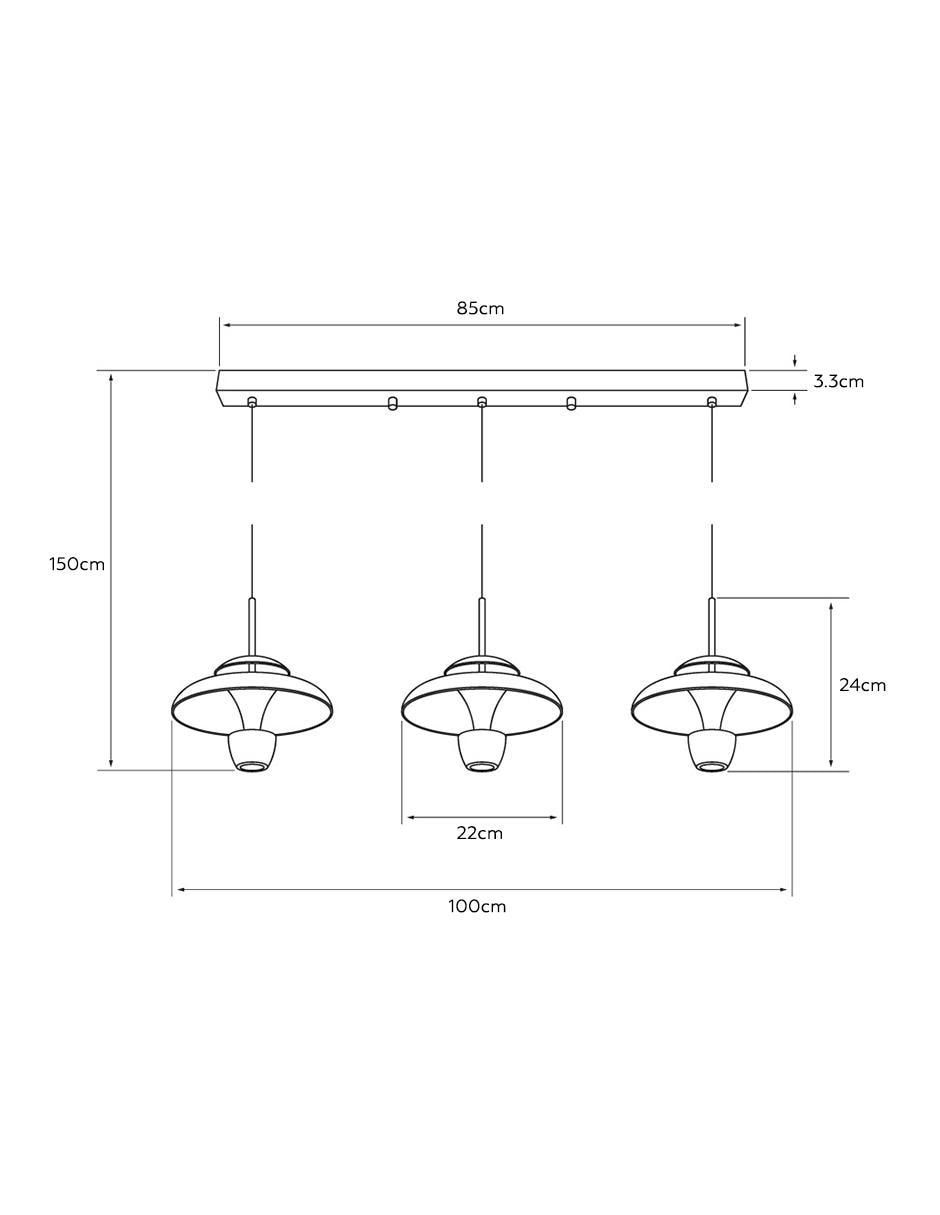 Lámpara colgante LED 6