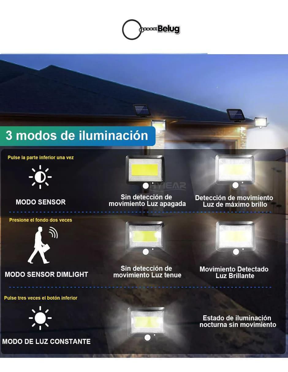 Lámpara solar LED 4