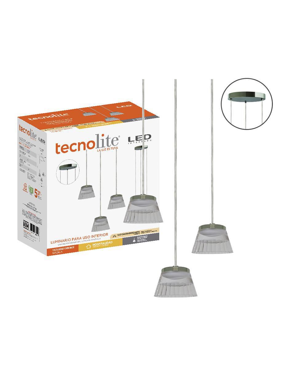 Lámpara colgante LED Mazala 4