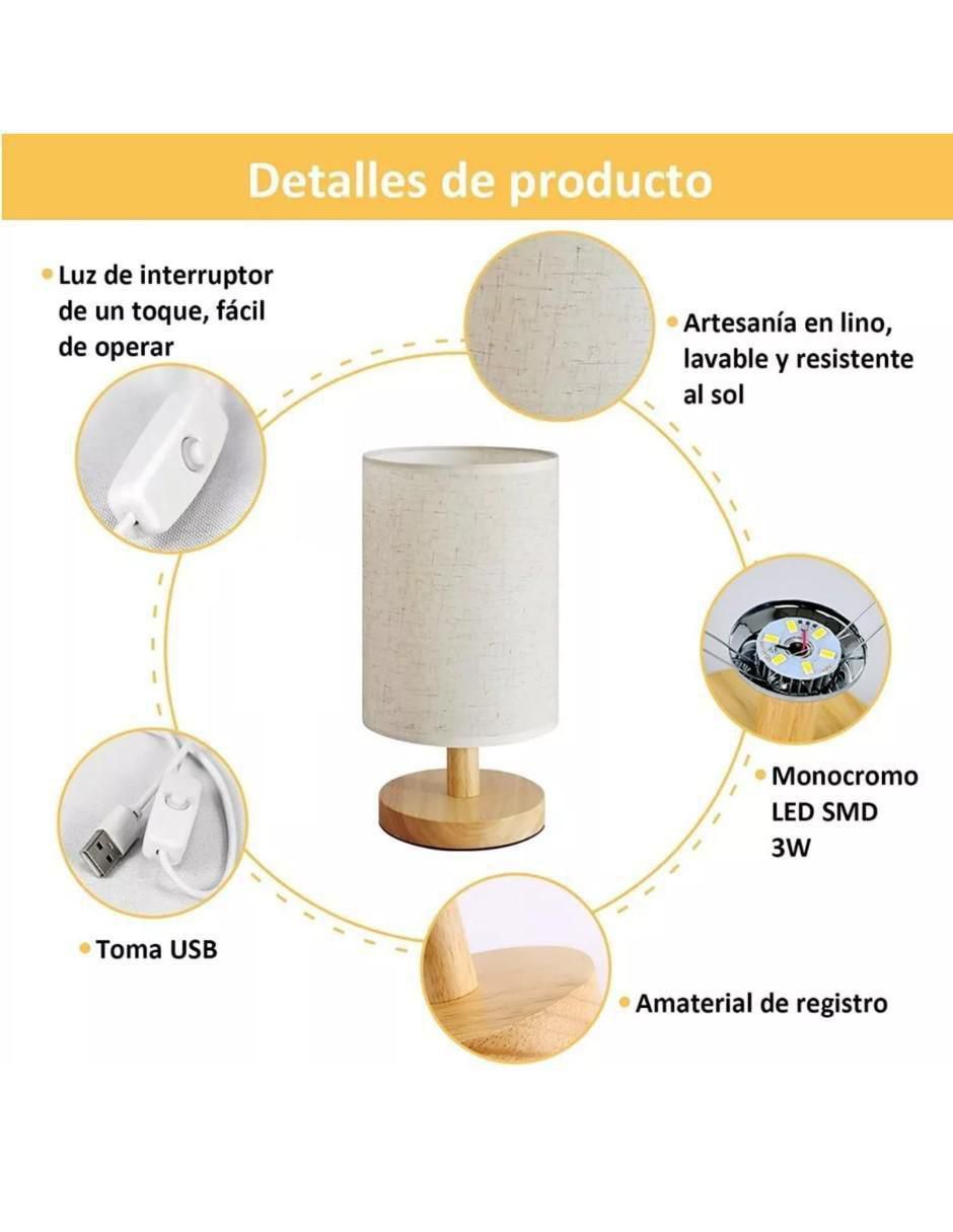 Lámpara de mesa LED 4