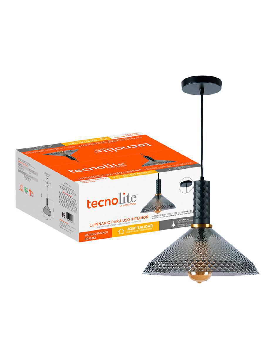 Lámpara colgante incandescente y led tecnolite homam 1 pieza "piezas"
