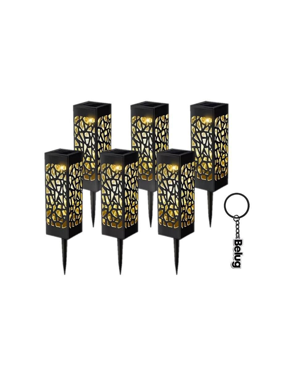 Lámpara solar LED 6 piezas Lámpara solar LED 6 piezas