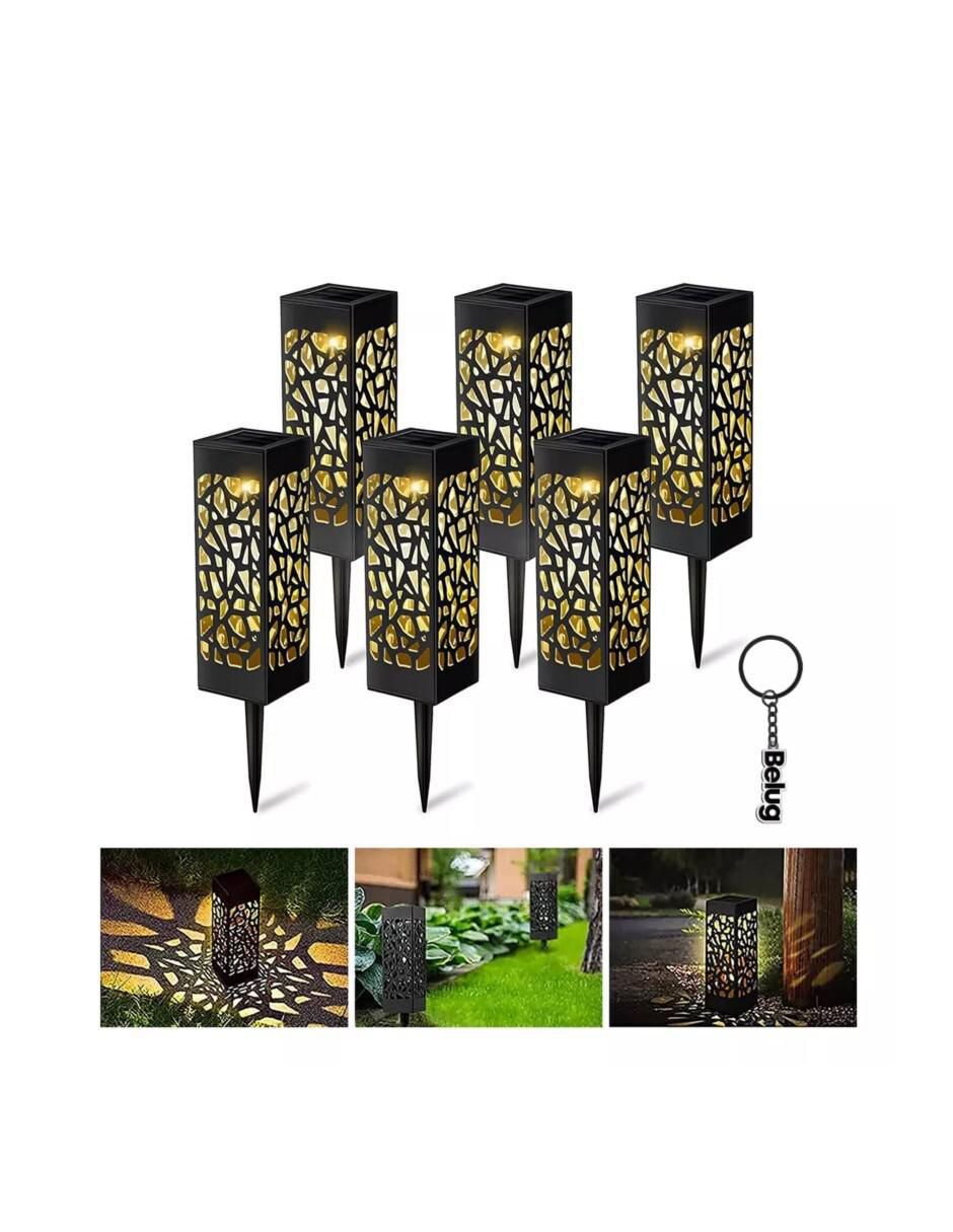 Lámpara solar LED 6 piezas 4