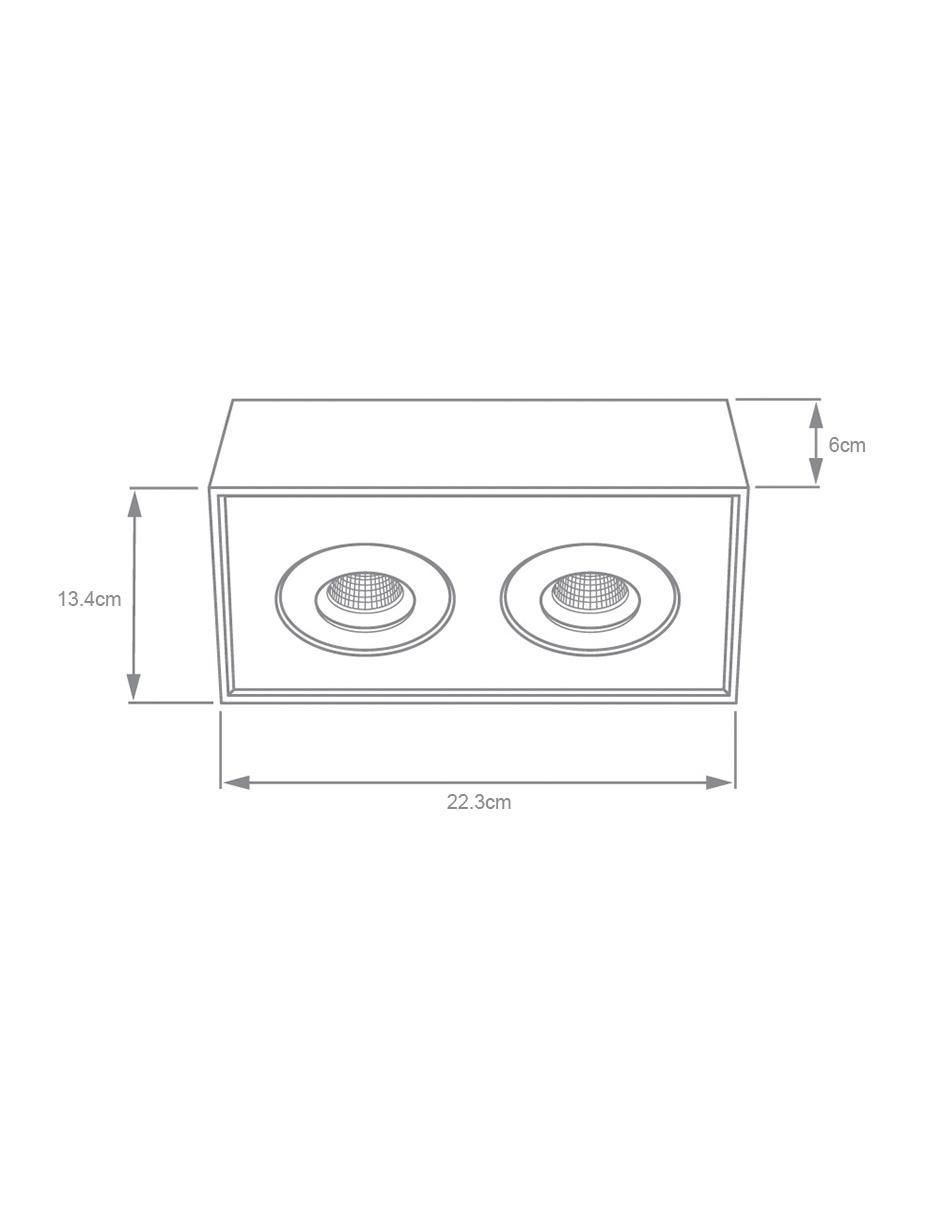Lámpara de techo led Alnitak Ii 6