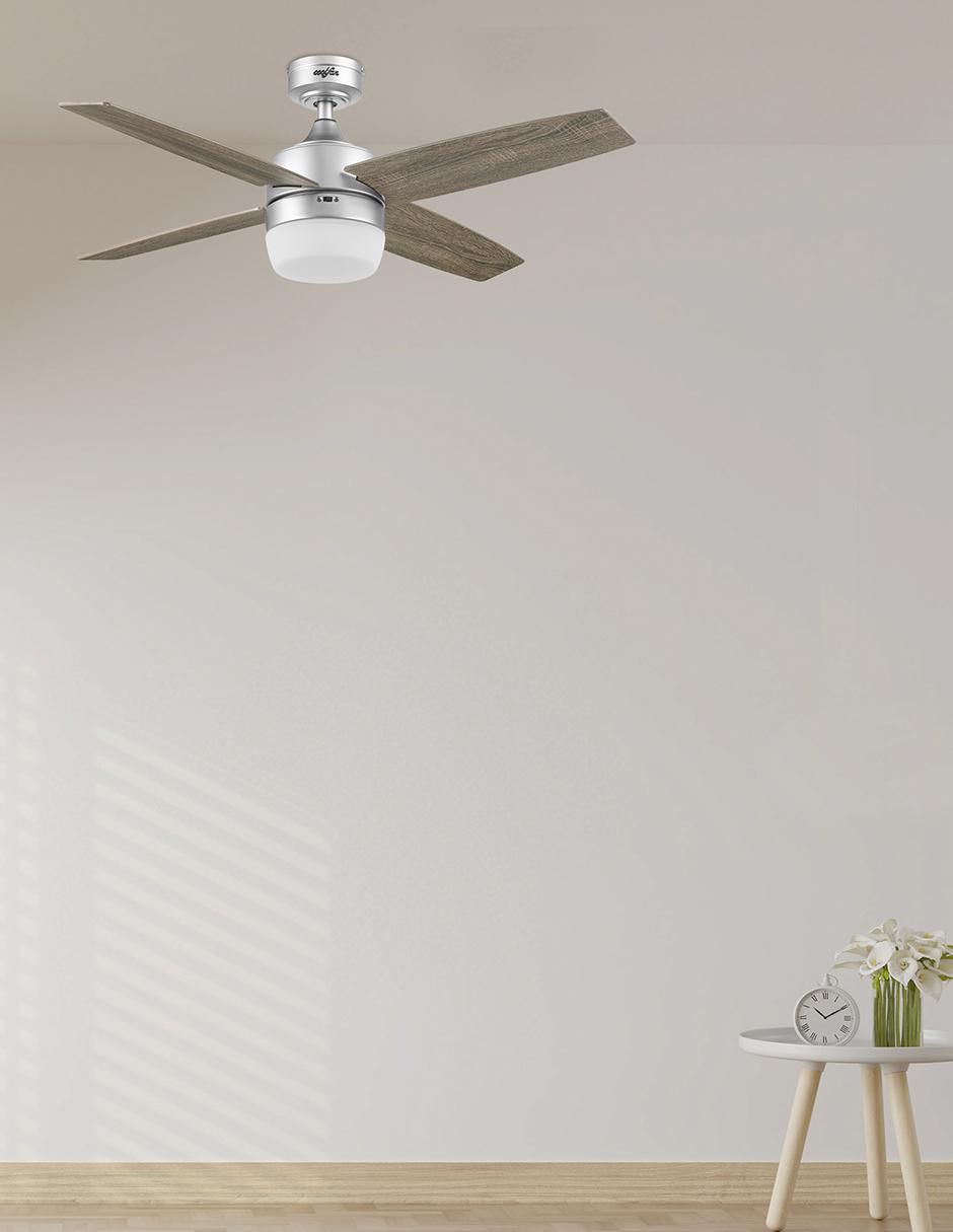 Ventilador de techo con control remoto 3 velocidades 4