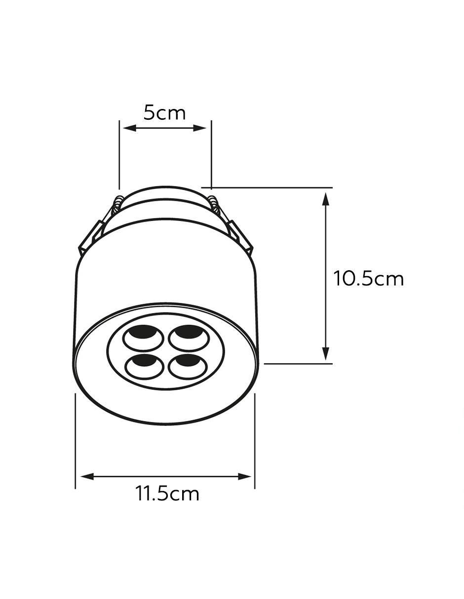Lámpara de techo LED Sextans II 7
