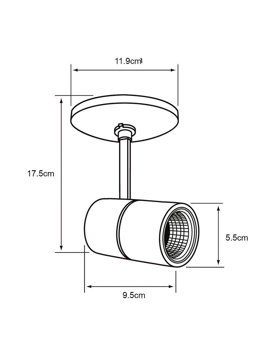 Lámpara led Cebal Ii 5