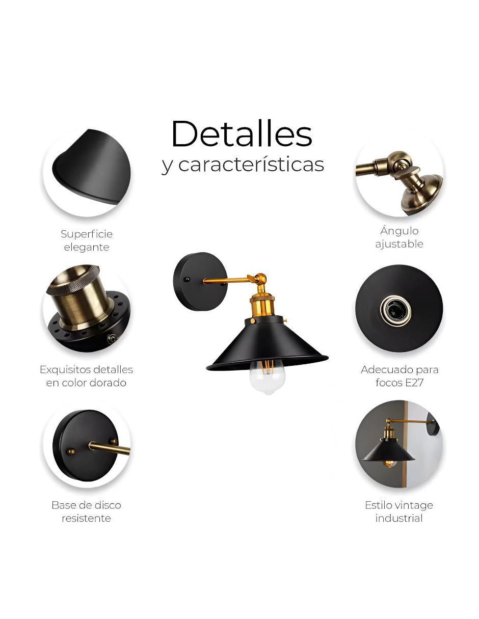 Lámpara de pared LED 2 piezas 3
