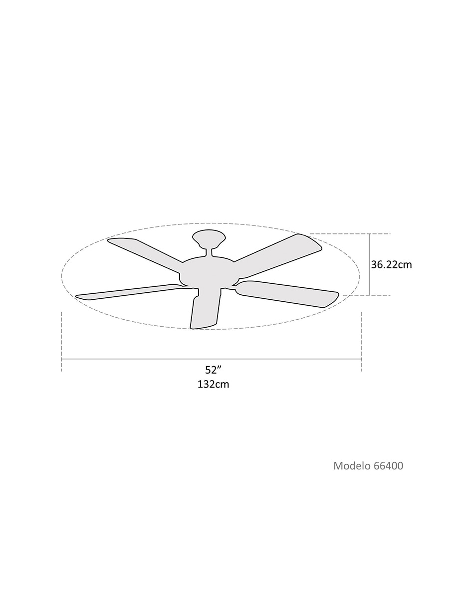 Ventilador de techo 3 velocidades 5