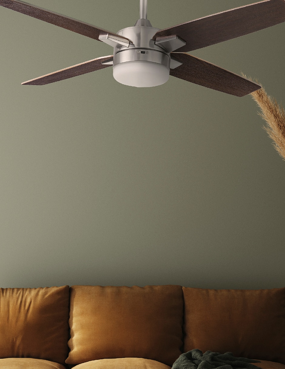 Ventilador de techo con control remoto 3 velocidades 4