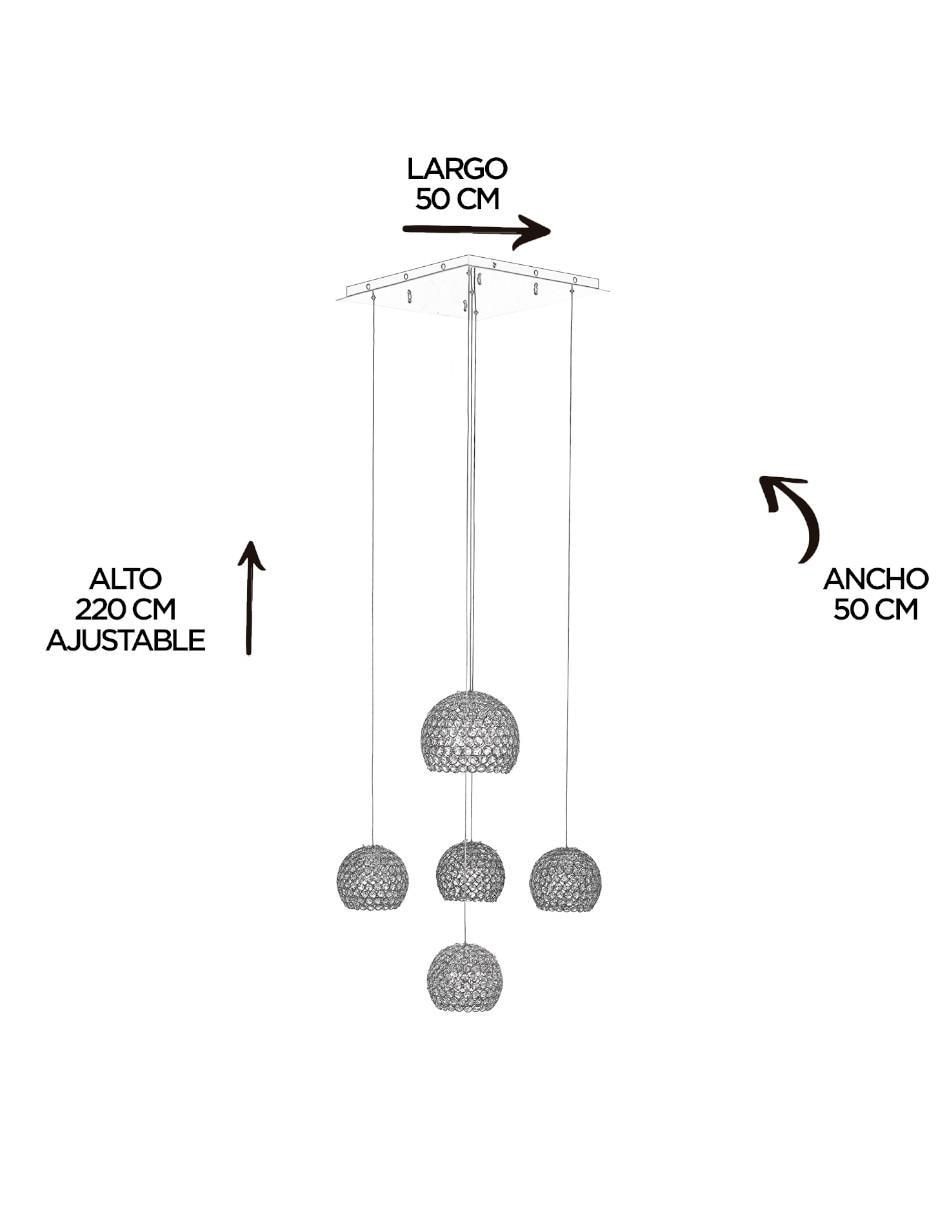 Lámpara colgante LED Gamalux 6