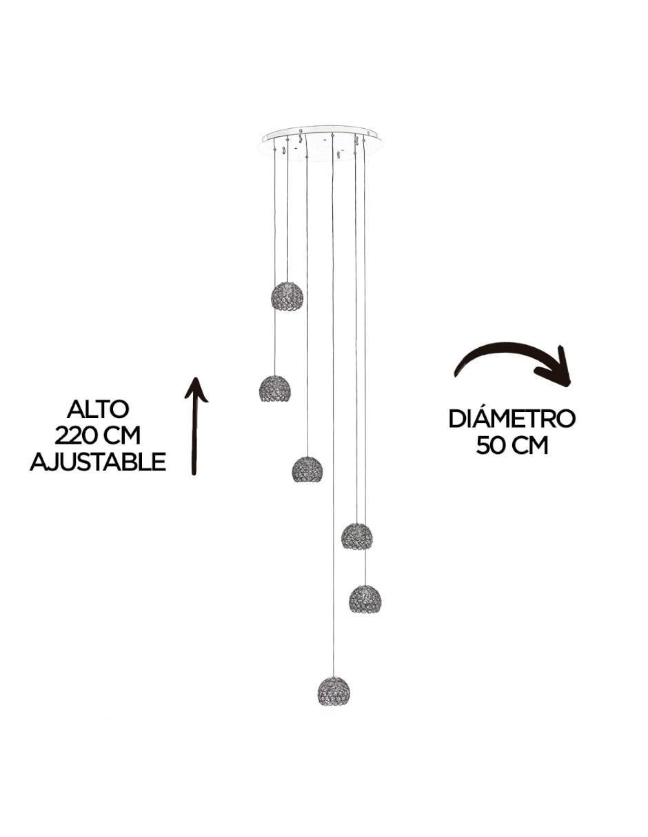 Lámpara colgante LED Gamalux 5