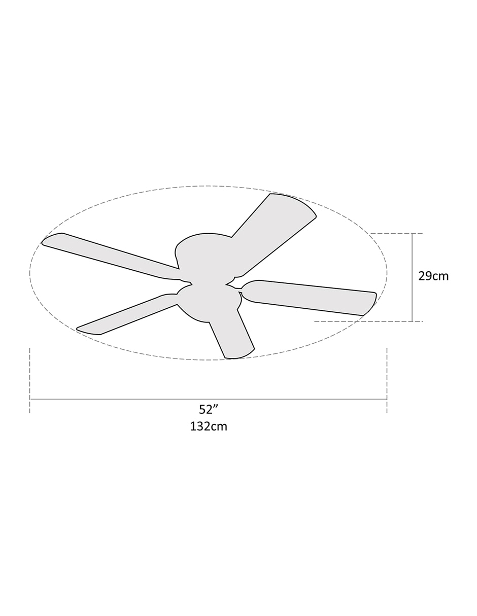Ventilador de techo 3 velocidades 6
