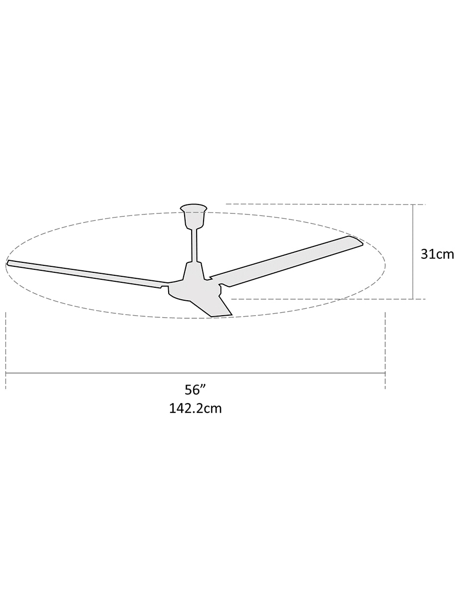 Ventilador de techo 5 velocidades 6