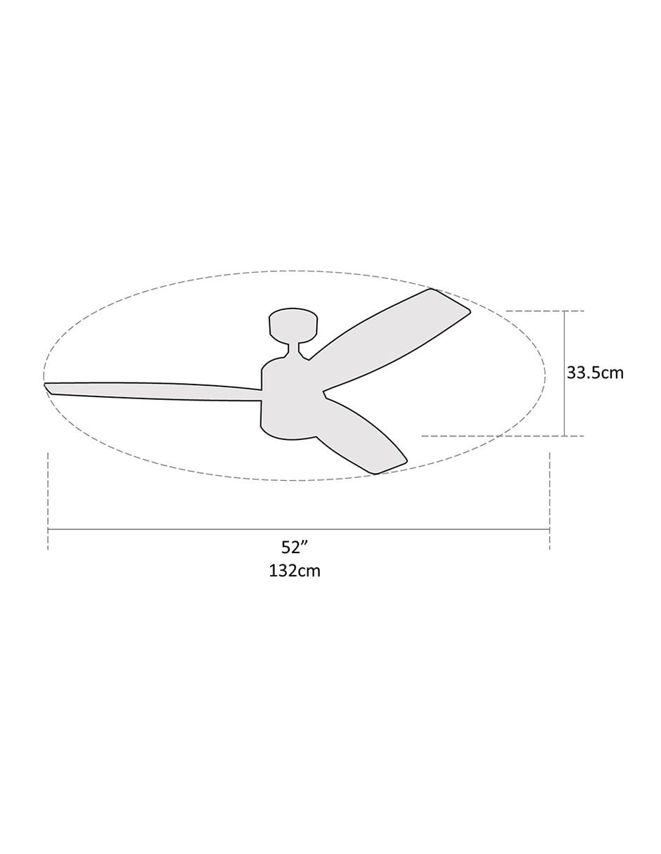 Ventilador de techo 3 velocidades 4