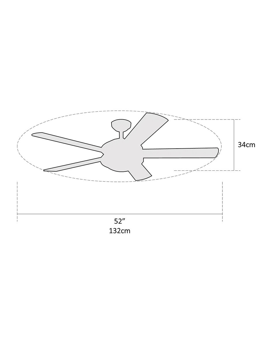 Ventilador de techo 3 velocidades 6
