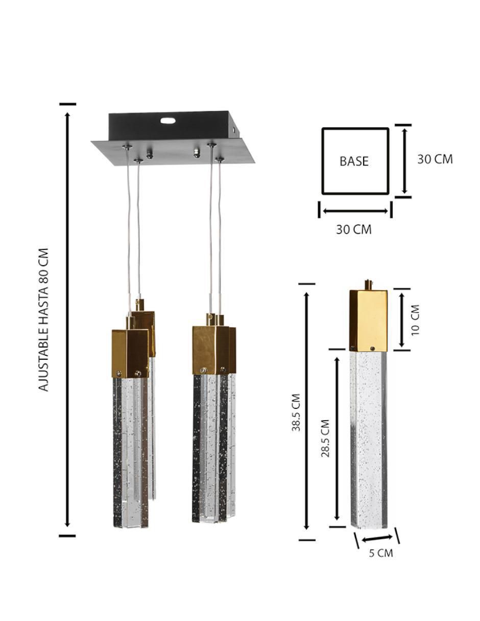 Lampara colgante led 8