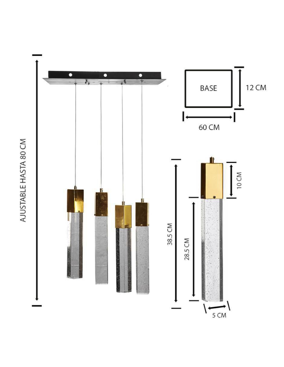 Lámpara colgante LED Gamalux 6
